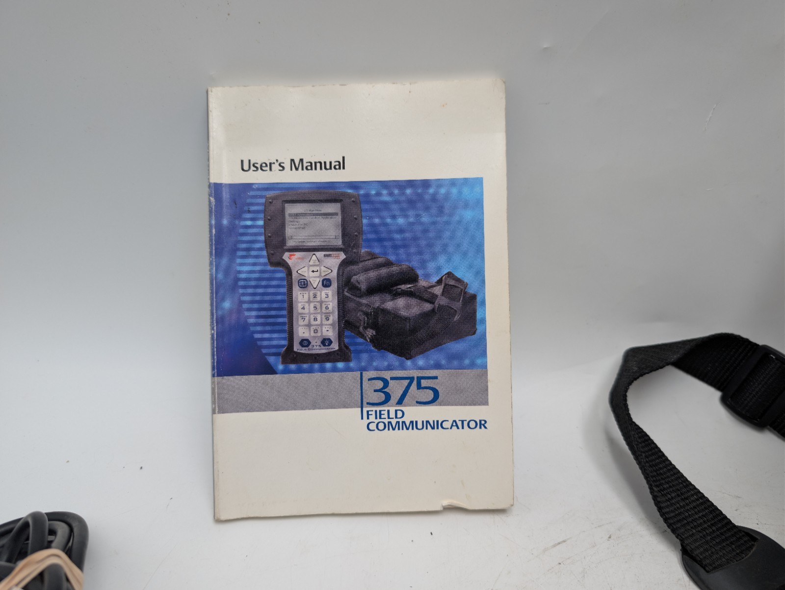 Emerson Rosemount 375 Field Communicator HART w/ Case Charger Leads TESTED WORKI