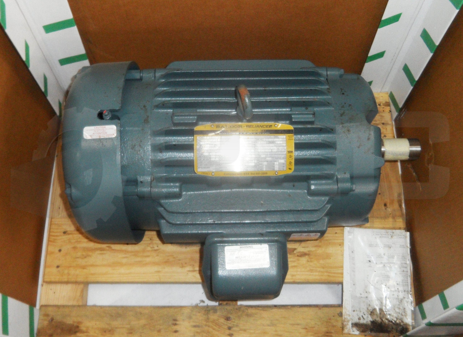 NEW BALDOR ECP84106T-4 MOTOR 256T FR 20HP 60HZ 3510/5400RPM 3PH 460V 22A *READ*