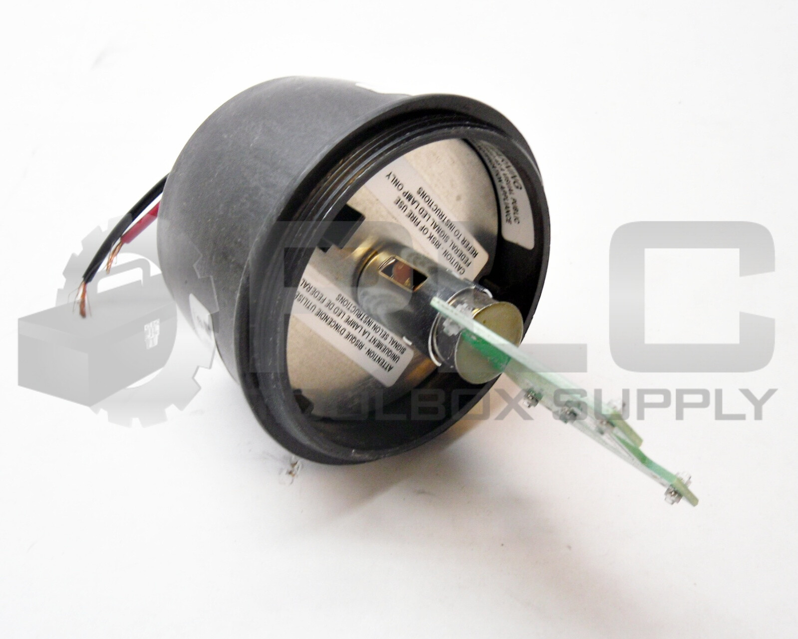 NEW FEDERAL SIGNAL LP3PL-120R LED LIGHT PIPE MOUNT **MISSING RED LIGHT COVER