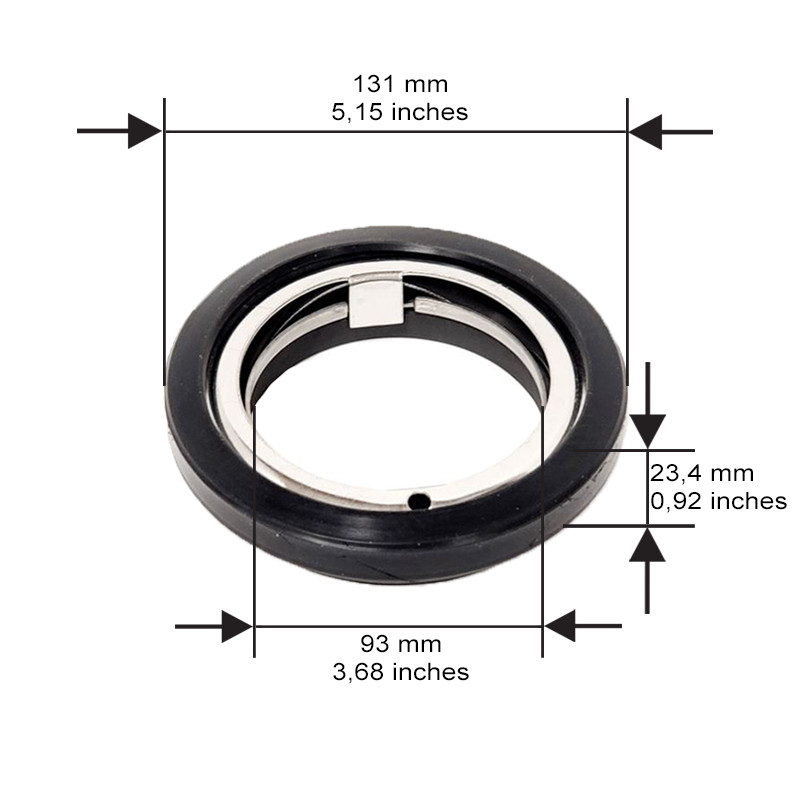 Axial Seal 90 mm Replaces RI530000023 Primus, 23001213 Maytag