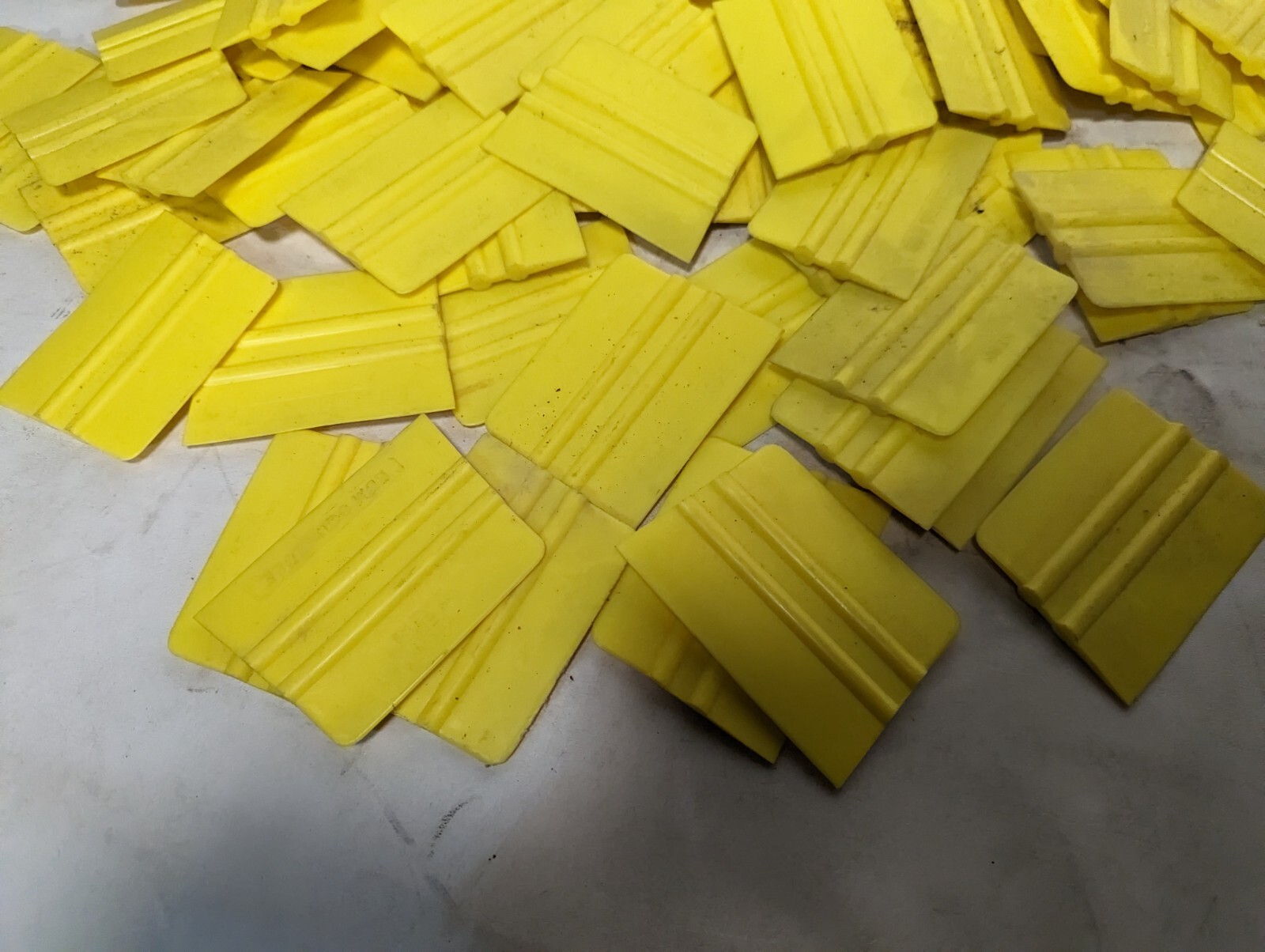 Lot of Kern EDM squeegees, 4 in x 3 in, as pictured
