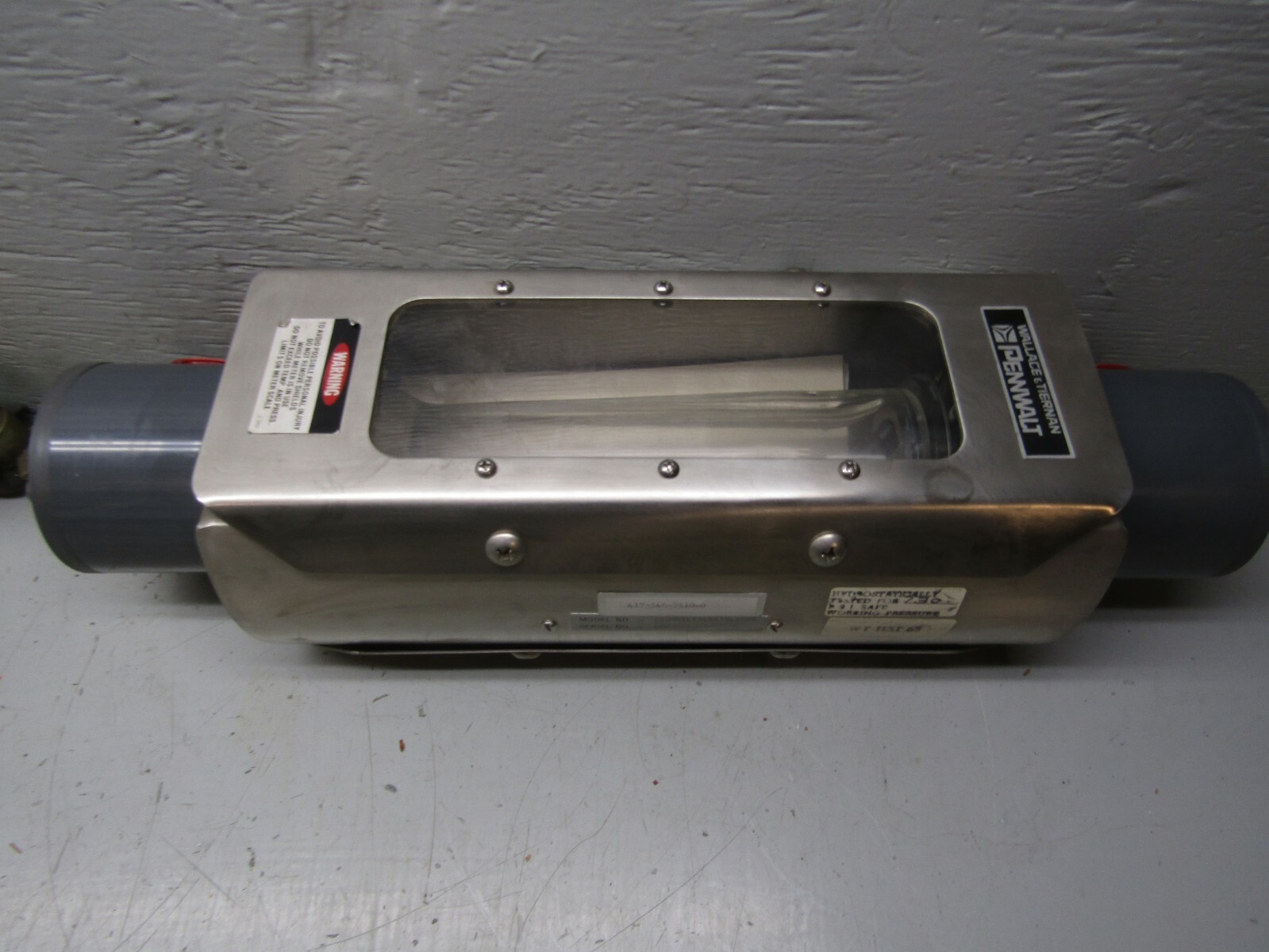 Wallace & Tiernan Pennwalt 5210B14124XXIE416SX Flow Meter