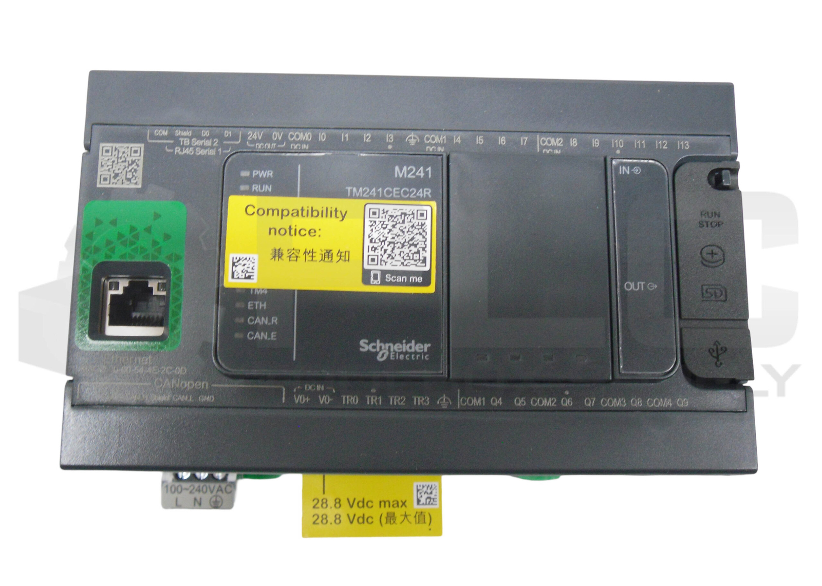 NEW SCHNEIDER TM241CEC24R MODICON M241 LOGIC CONTROLLER