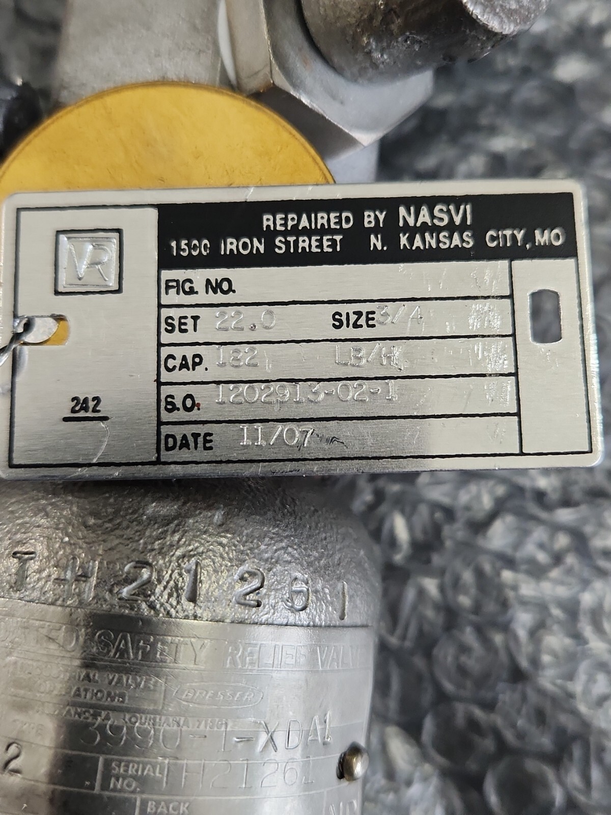 DRESSER 3/4″ CONSOLIDATED VALVE 3990-1-XDA1 RELIEF VALVE ⚡️🇺🇸 SHIP+WARRANTY
