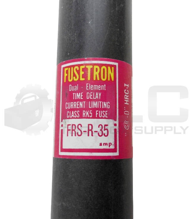 LOT OF 8 BUSSMANN FRS-R-35 TIME DELAY FUSE 35A 600VAC