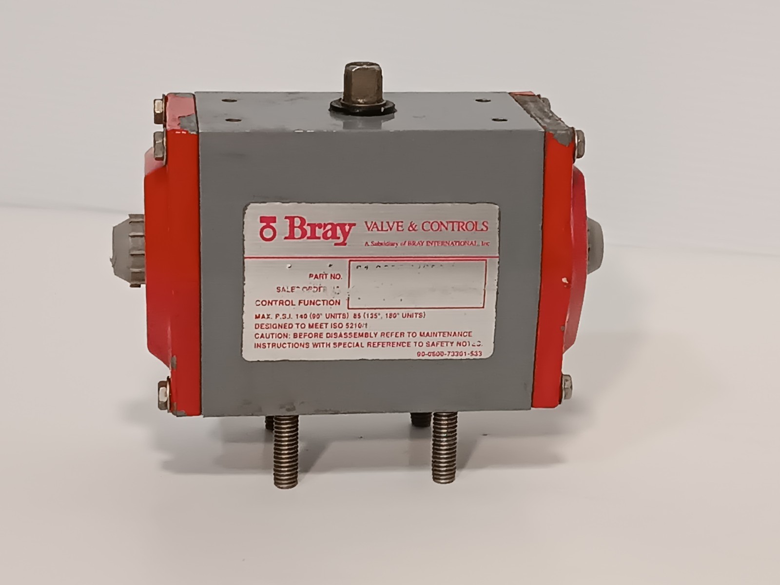 Bray Valve & Controls 90-0500-73301-533 Pneumatic Actuator, 140psi, Fail Open