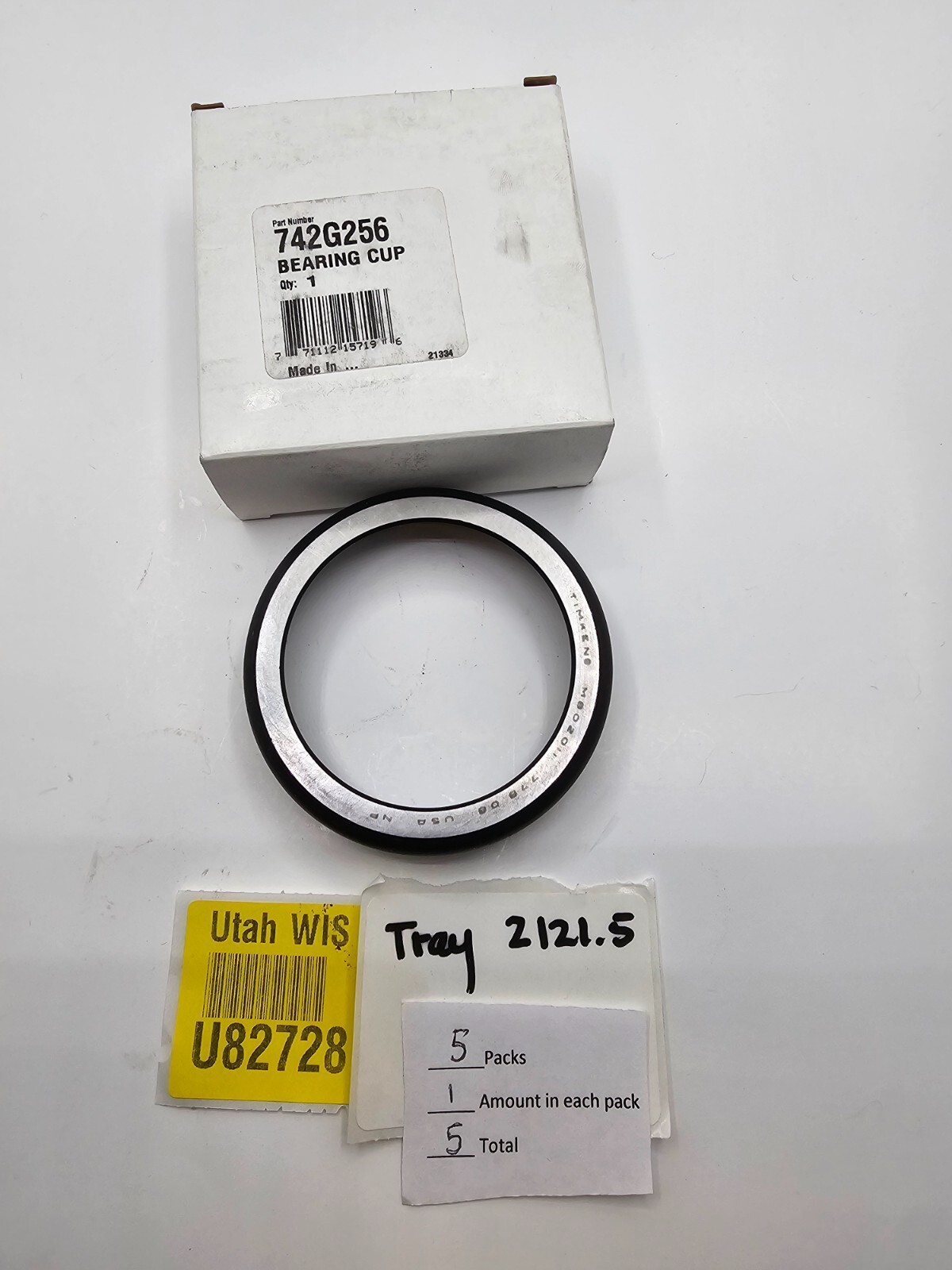 (QTY 5) Pinion Bearing Cup 742G256 fits Power Torque Pro-King