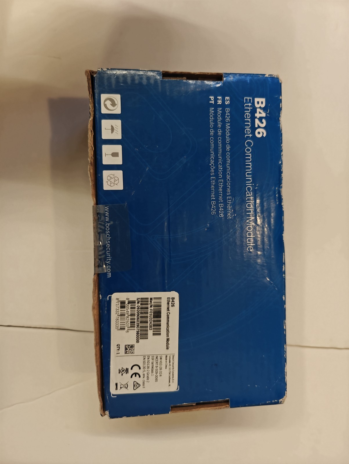 B426 BOSCH ETHERNET COMUNICATION MODULE NEW OLD STOCK SEALED