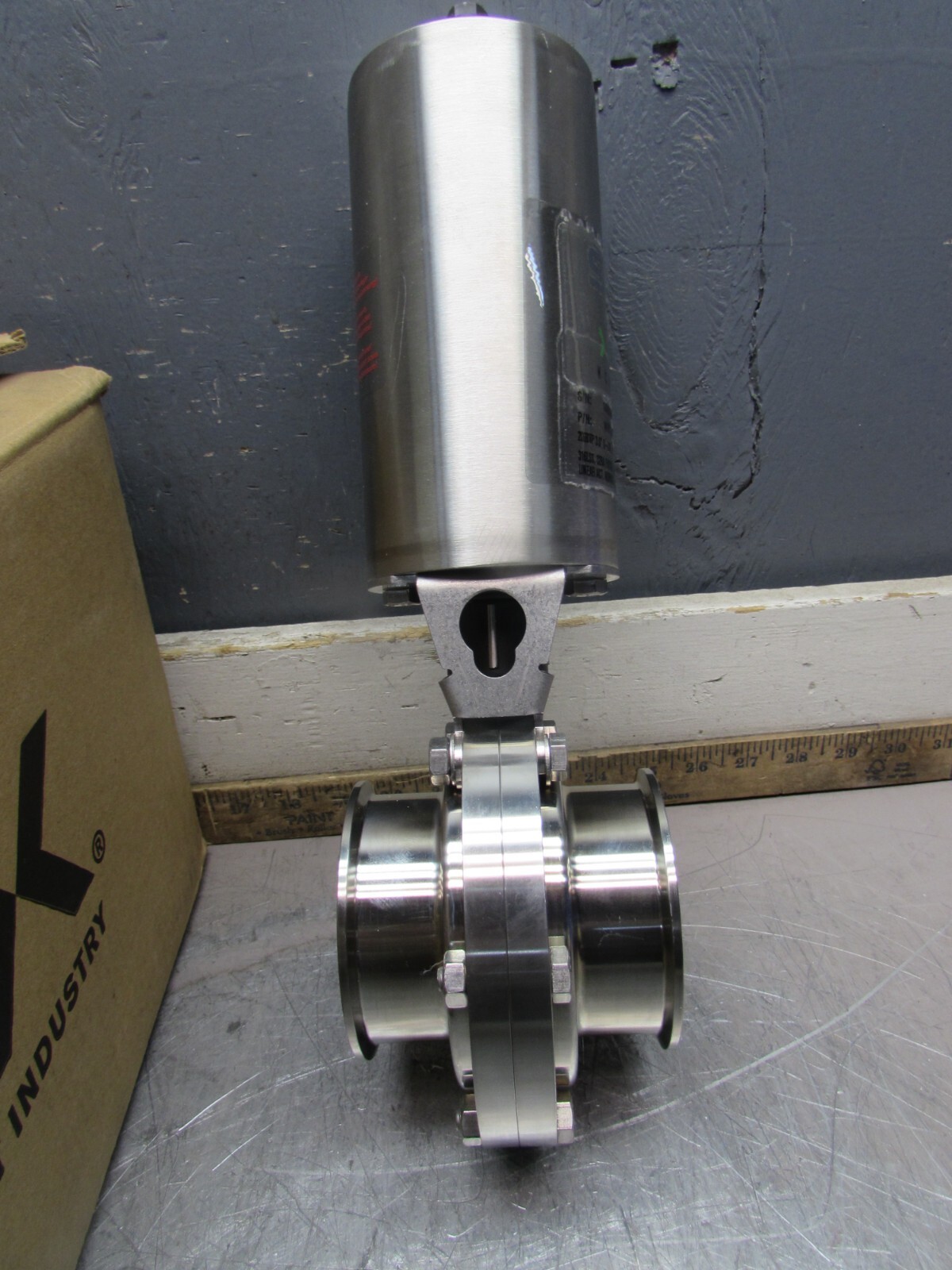 NEW! SPX WM20003147, 3″ ,Stl SS BUTTERFLY SANITARY VALVE, 200BVP, S-LINE, NIB!