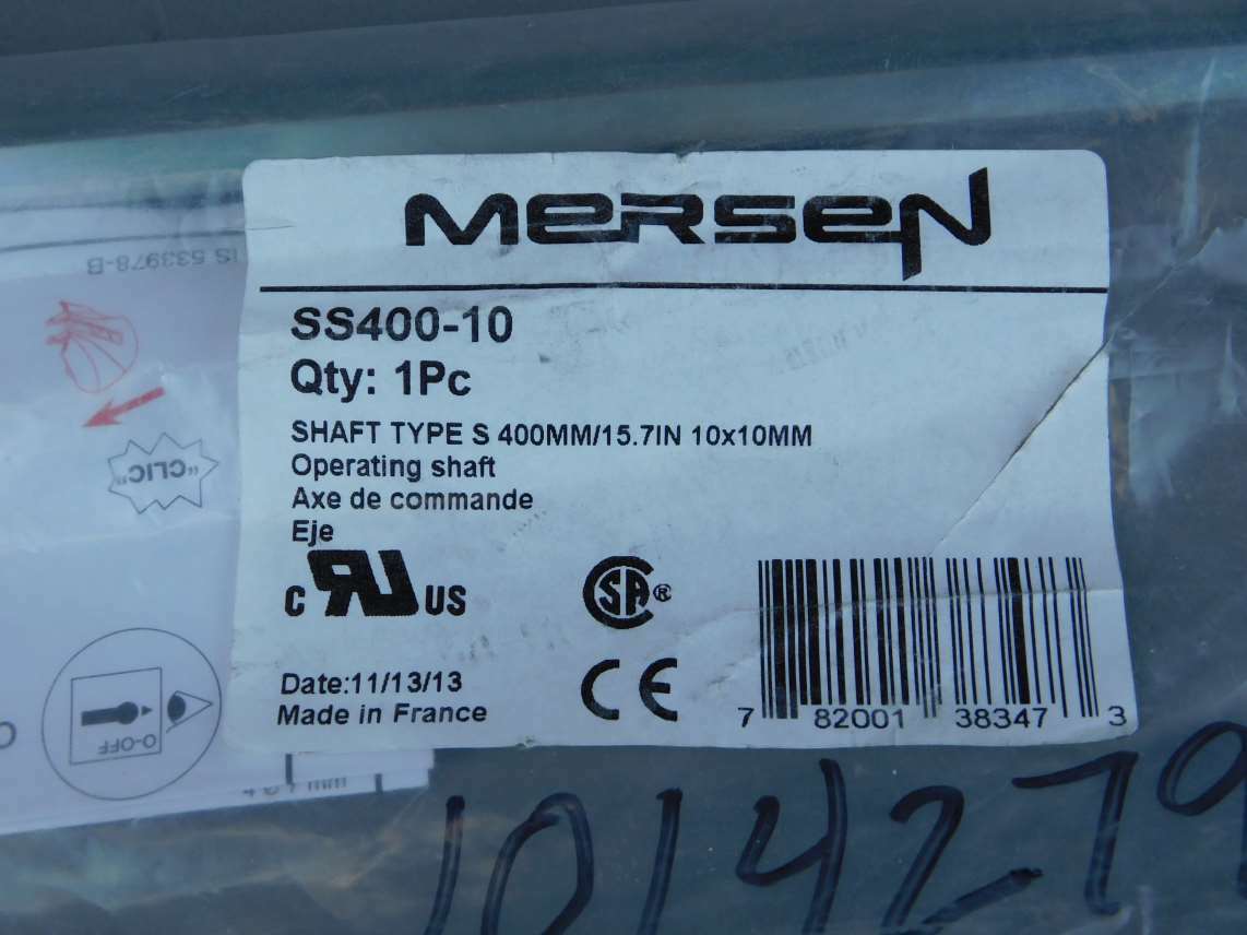 Mersen SS400-10 Operating Shaft – NEW Surplus!