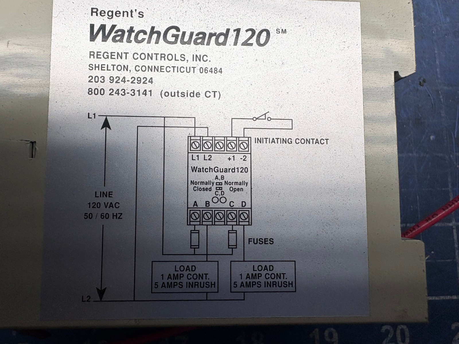 Regent WatchGuard120 Sensing Relay *SEE PICTURES*