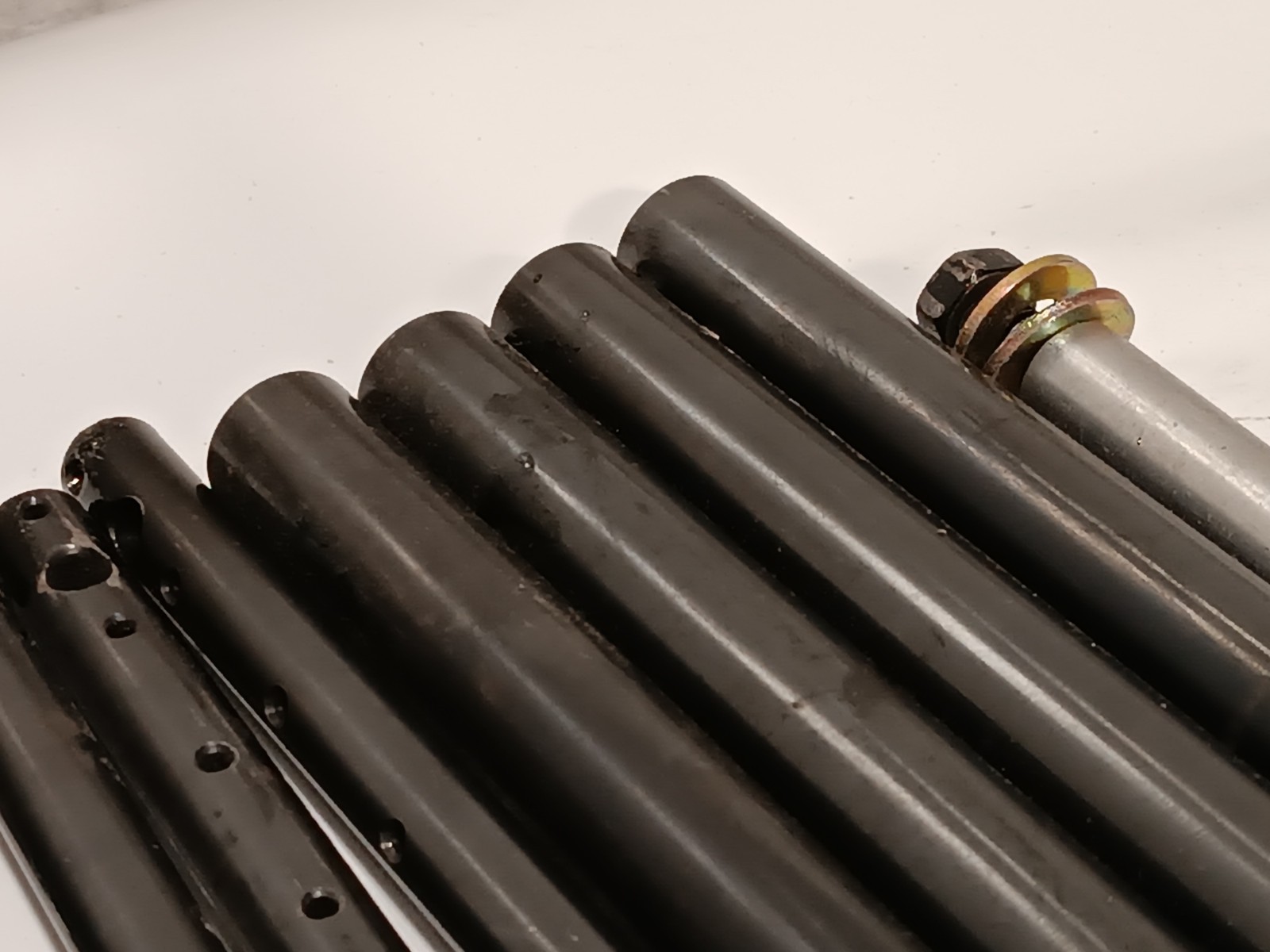 DTP 40 pusher rods for packaging machine, lot of 10steel shafts as shown