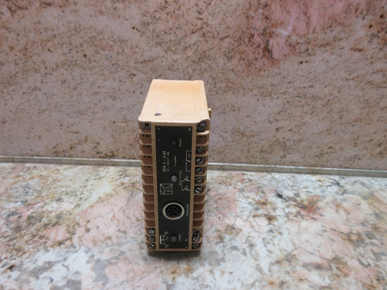 KLASCHKA LUBRICATION CONTROL SUL1-2.43 SNR. 24.07-06 CNC