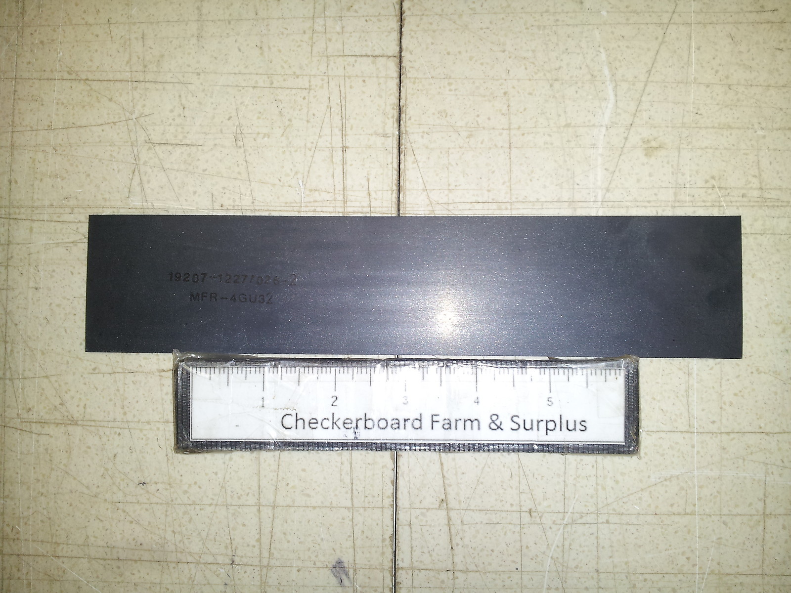 NOS Solid Rubber Strip 2″ x 9.5″ x 1/8″ 12277026-2 5330-01-117-0609 5-ton M939