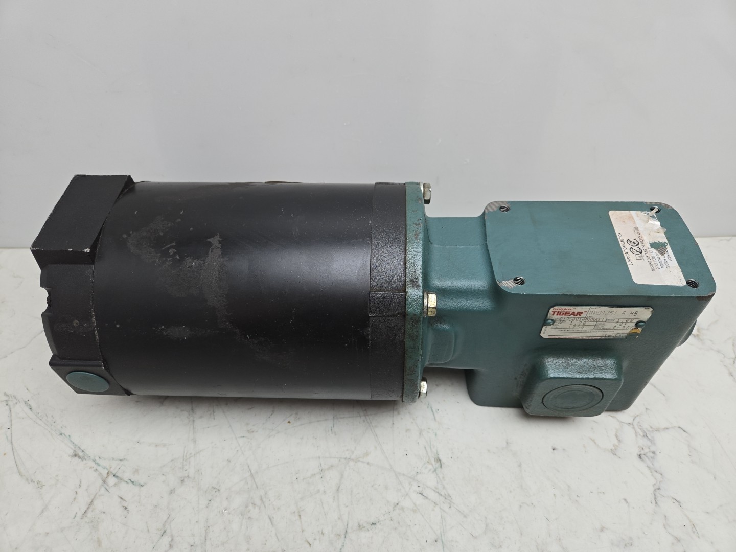 Reliance P56X1531S 1 Hp Motor 3Ph 1750 Rpm Dodge MR94751 Gear Reducer 10:1 *READ