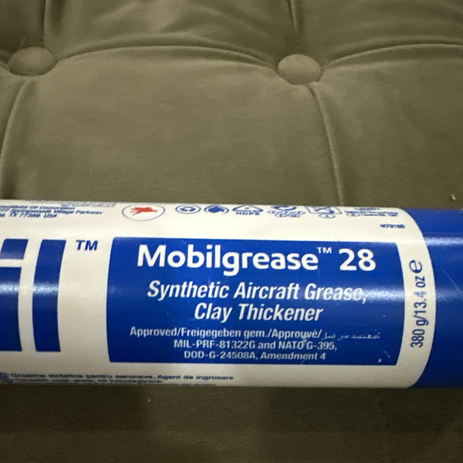 Mobil – Mobilgrease 28 Aircraft Grease 13.7oz MIL-PRF-81322