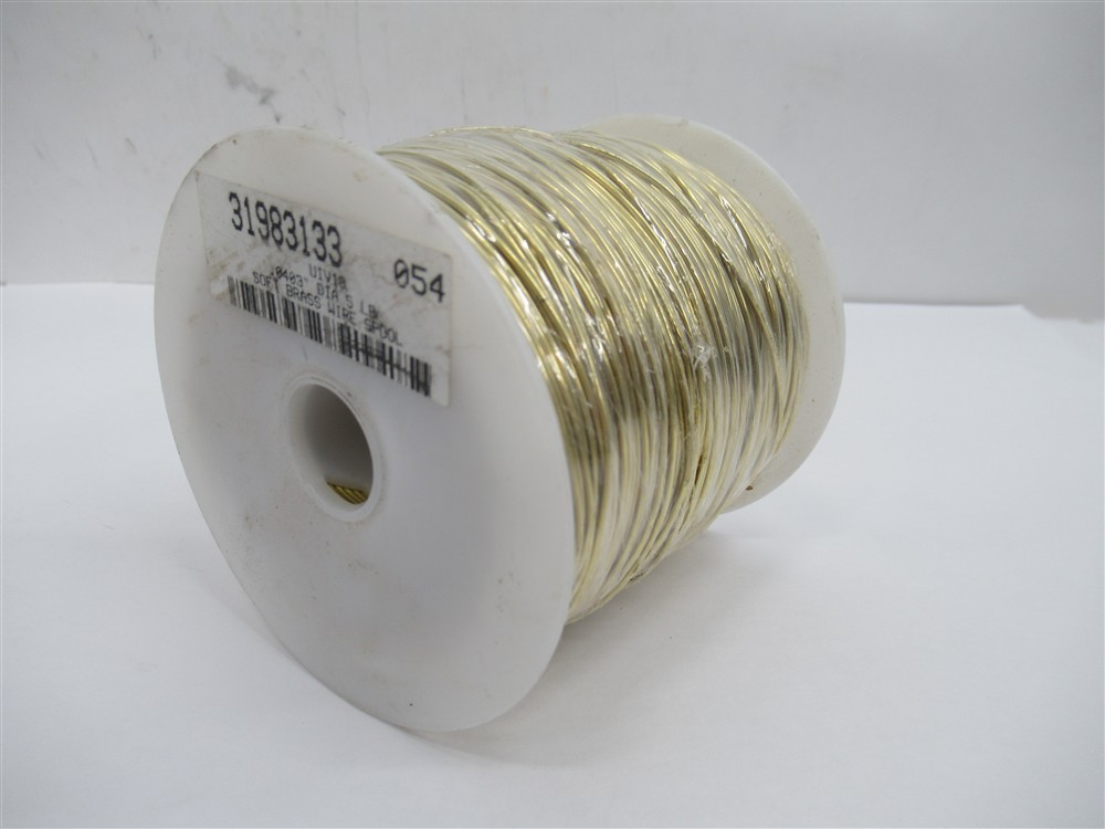 18 Gauge .0403″ DIA 5 LB Soft Brass Wire Spool, 31983133