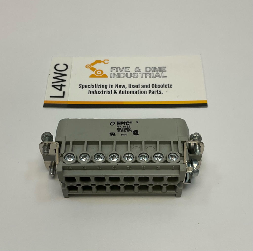 Epic Lapp 10532000 HA-16-SS 16-Pin Male Insert
