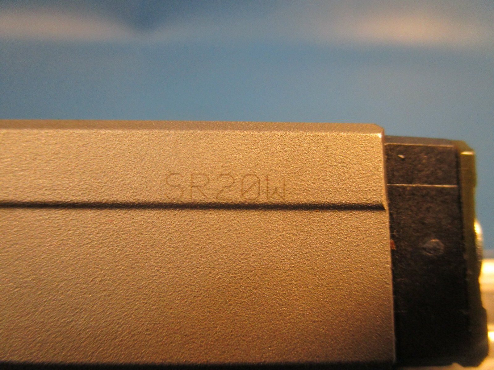 THK, SR20W1SS + 160L, One SR20W Linear Guide Block on a 160mm Rail