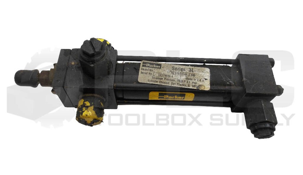 NEW PARKER 01.00 D3LTS24A 3.000 /3L HYDRAULIC CYLINDER 1900PSI *READ*