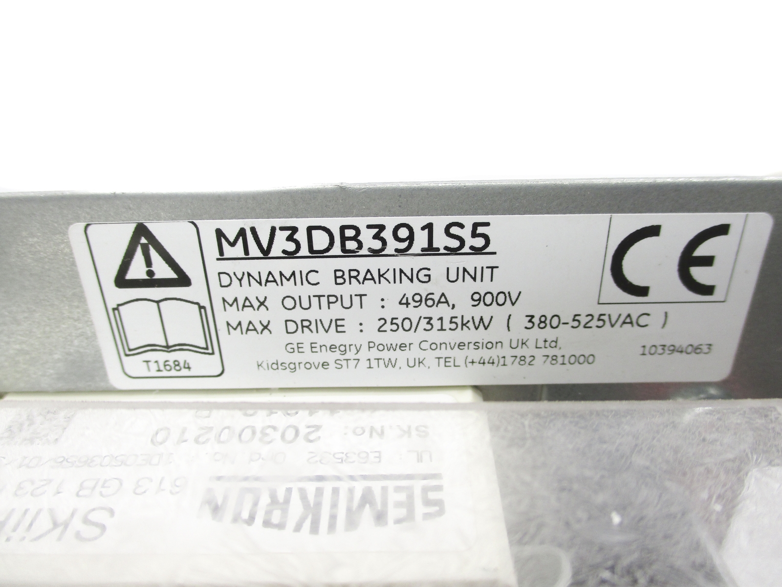 GE ENERGY MV3DB391S5 NSMP
