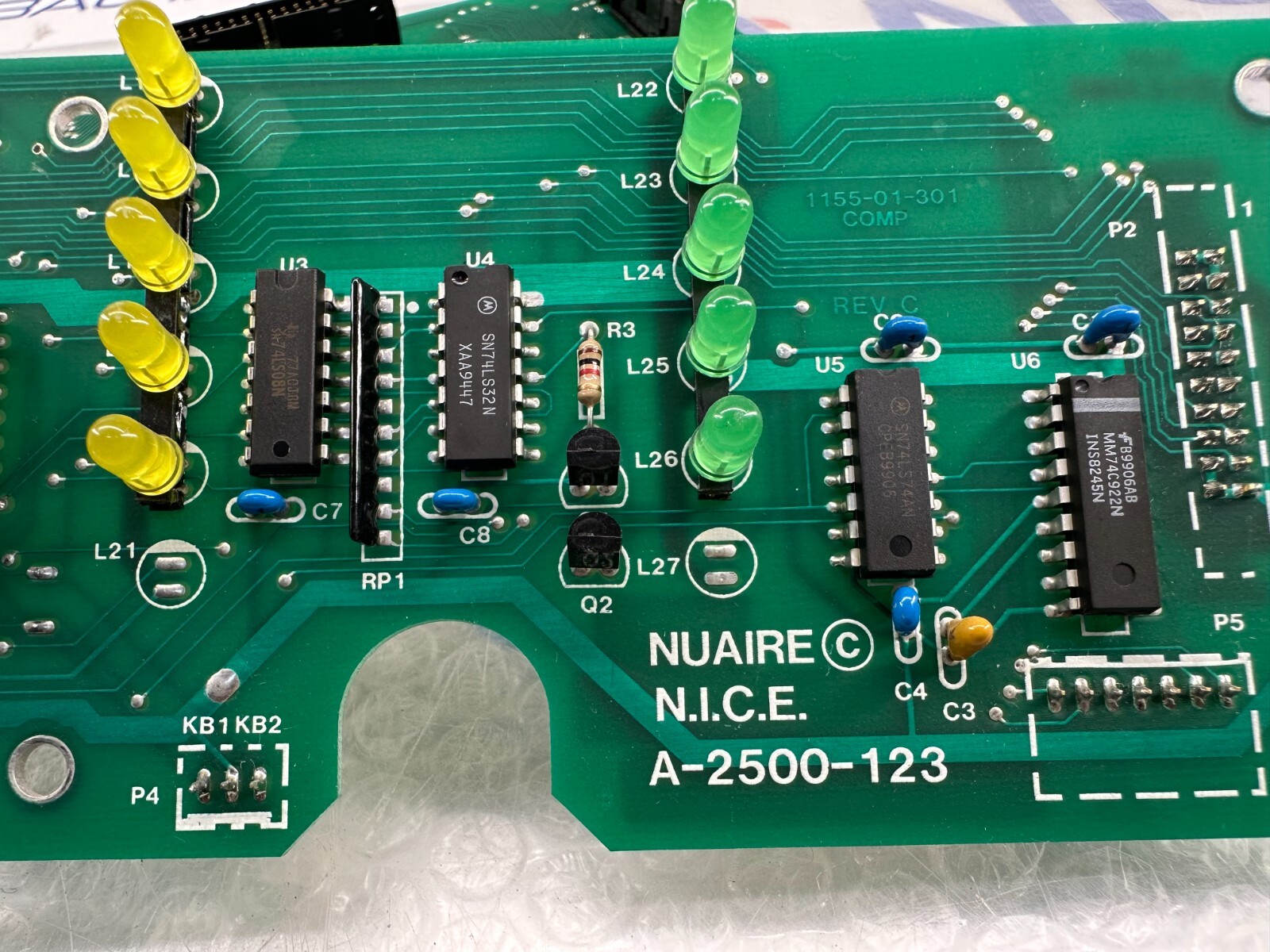(2PCS) NUAIRE A-2500-123 BOARD