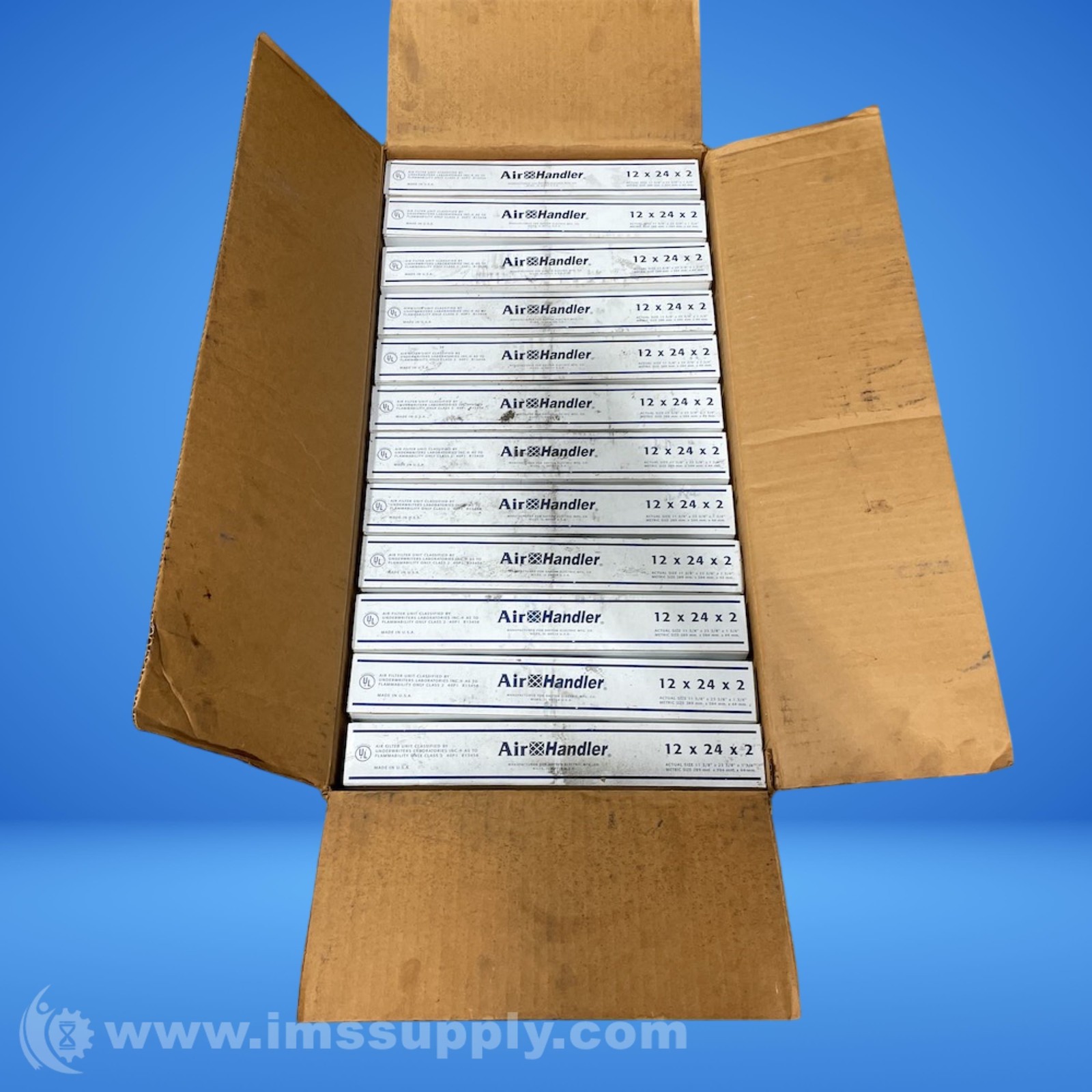 Air Handler 2W234 Box of 12 Pleated Air Filters FNOB