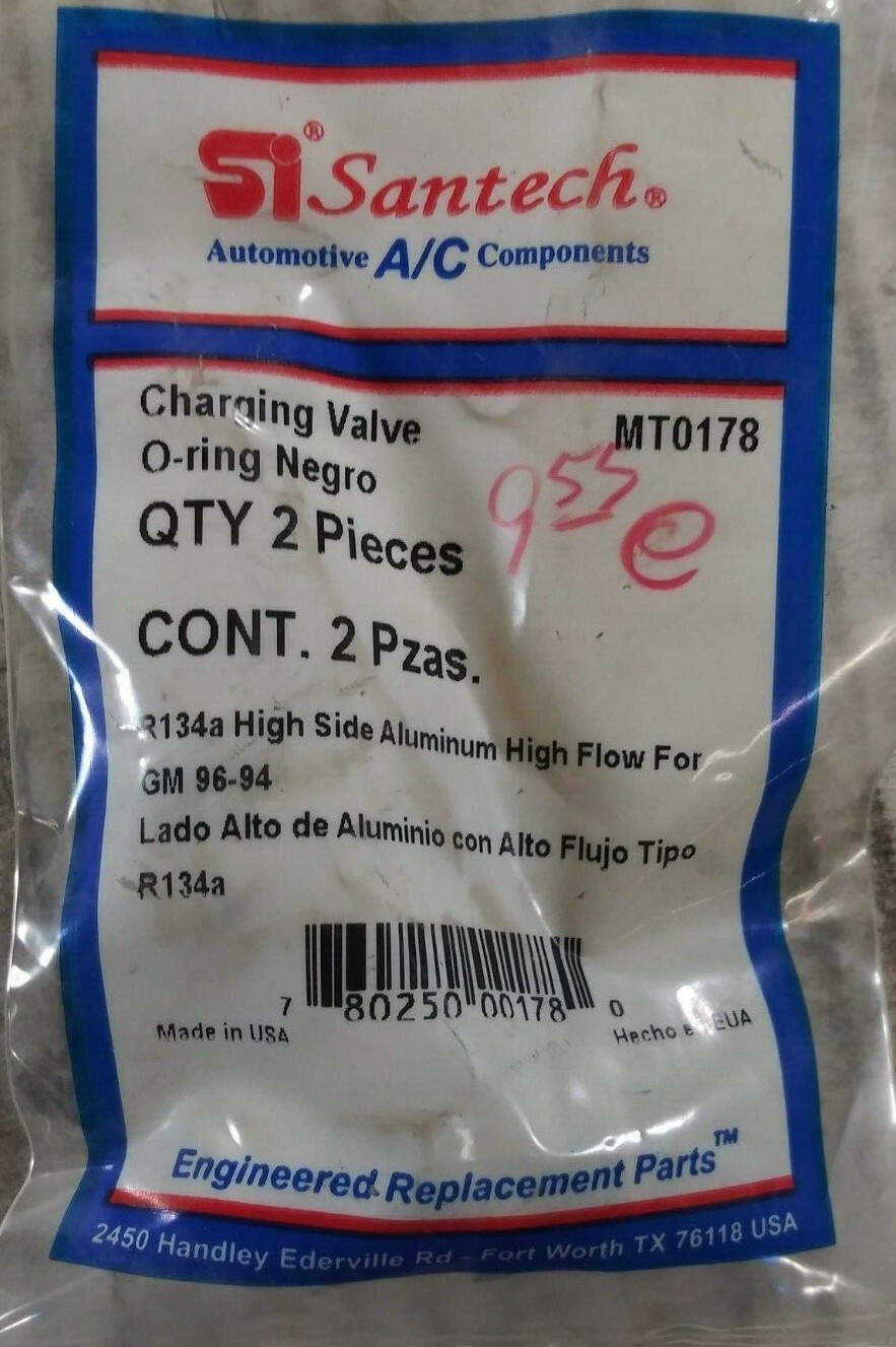 1 NEW SANTECH MT0178 2PK SERVICE VALVE NIP ***MAKE OFFER***