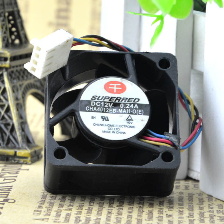 1PC NEW FOR SUPERRED 4020 12V 0.24A CHA4012EB-MAH-O(E) FAN