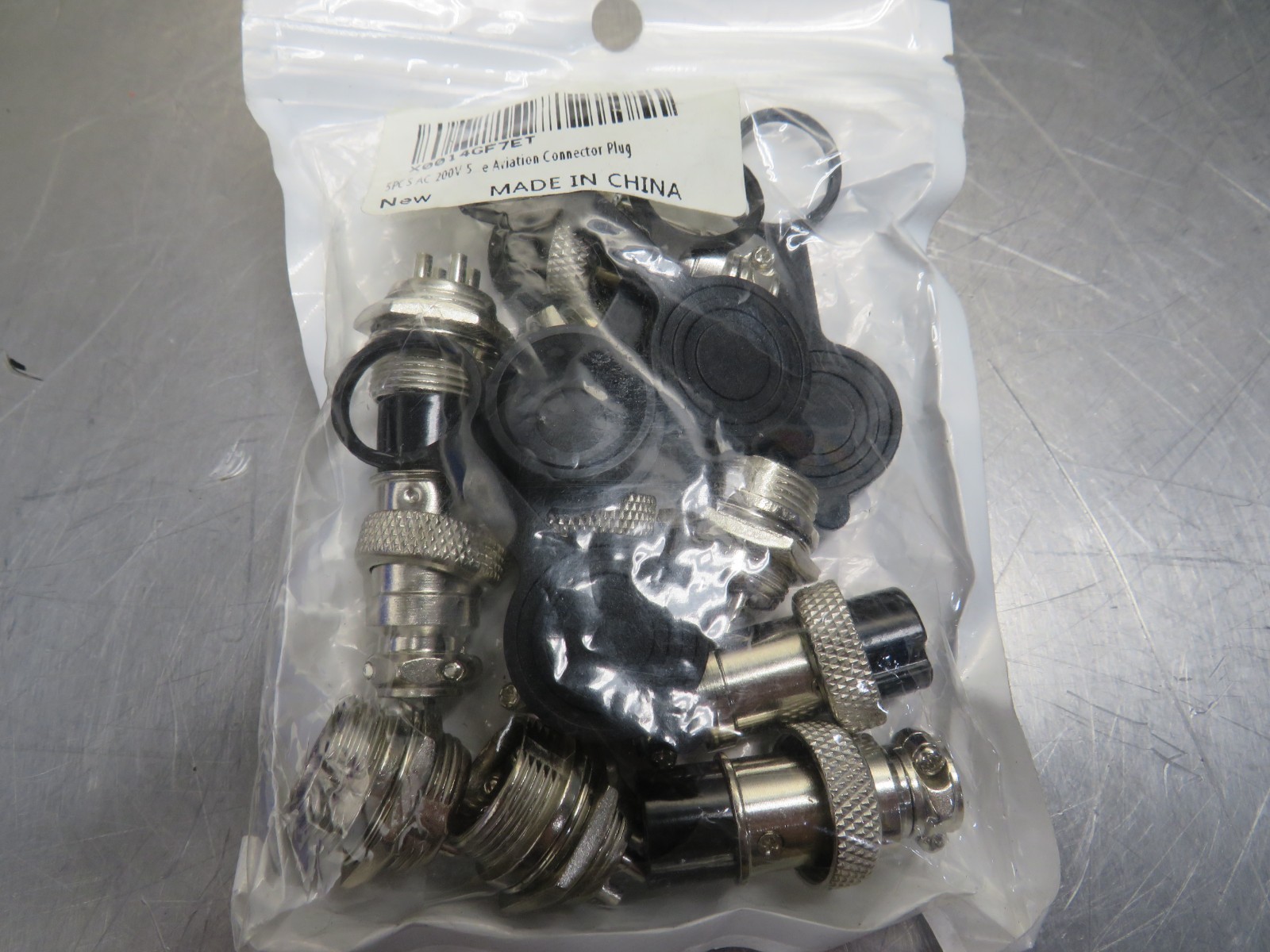 X0014GF7ET Aviation Connector Plug Lot of 5!