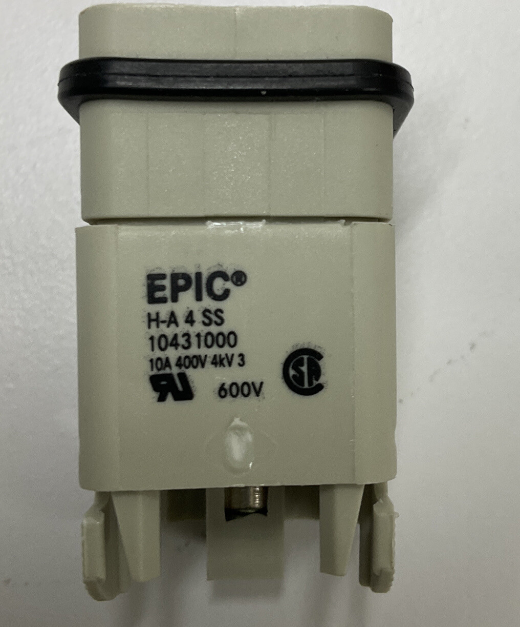 Lapp/Epic 10431000 H-A 4 SS 4+PE Male Connector Plug (YE233)