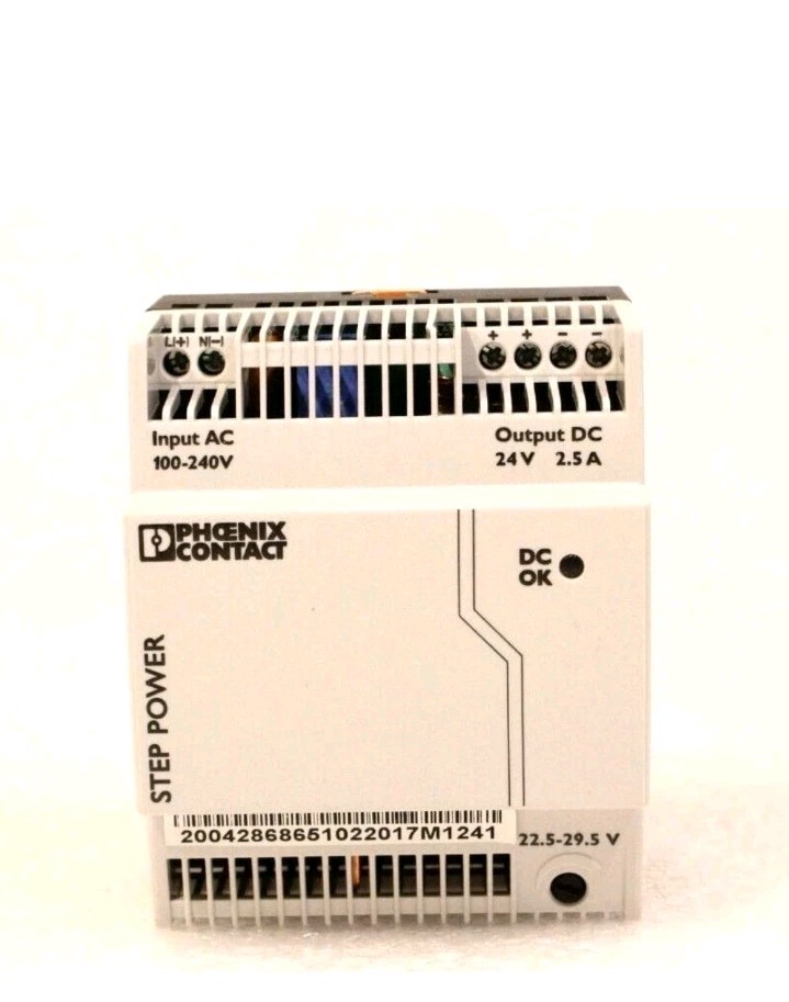 STEP-PS/1AC/24DC/2.5 2868651 Phoenix Contact POWER SUPPLY MODULE 24V, 2.5A NEW