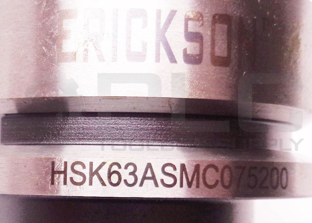 NEW ERICKSON HSK63ASMC075200 TOOL HOLDER 117622388J8CV