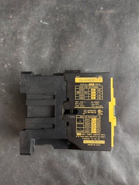 ALLEN BRADLEY 100-A24ND3 CONTACTOR ($20 OBO)