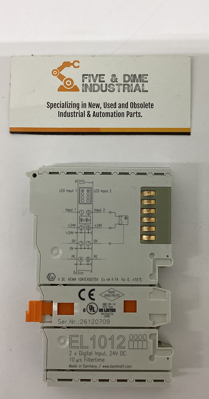 Beckhoff EL1012 Digital Input PLC Module