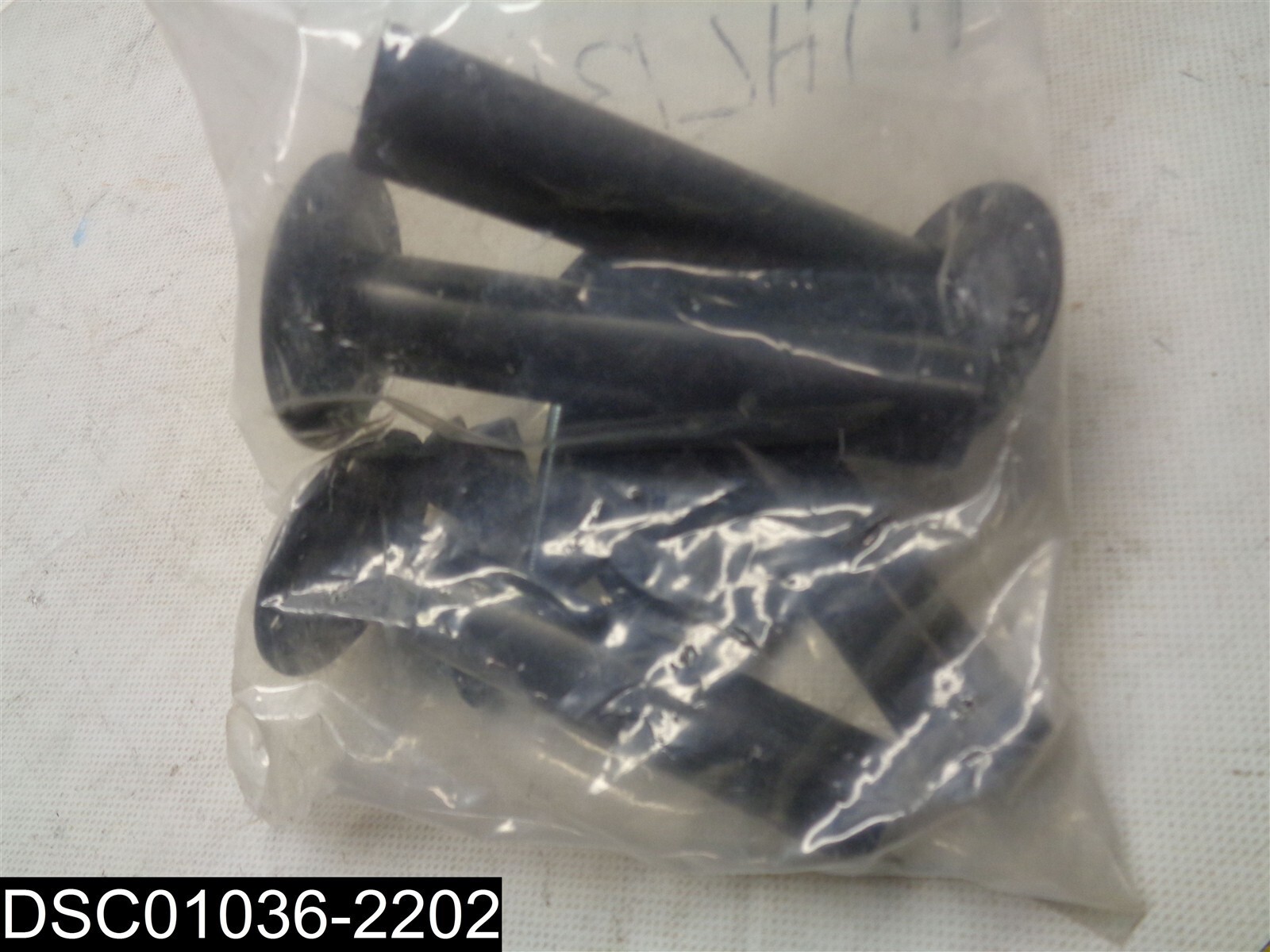 QTY=4 Piece: MHL 1340-7 Black Metal Foot Leg Posts