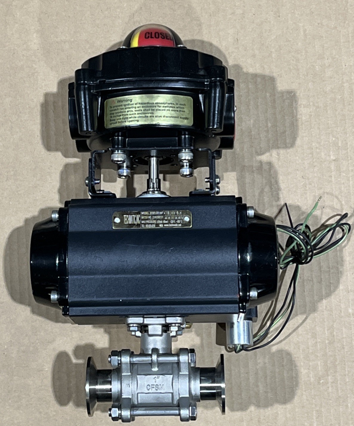 🔥Techmatic DFS075-SR11-M-P W/ ALS-400M2, 4M310-08, 1” CF8M, New Free Ship🇺🇸
