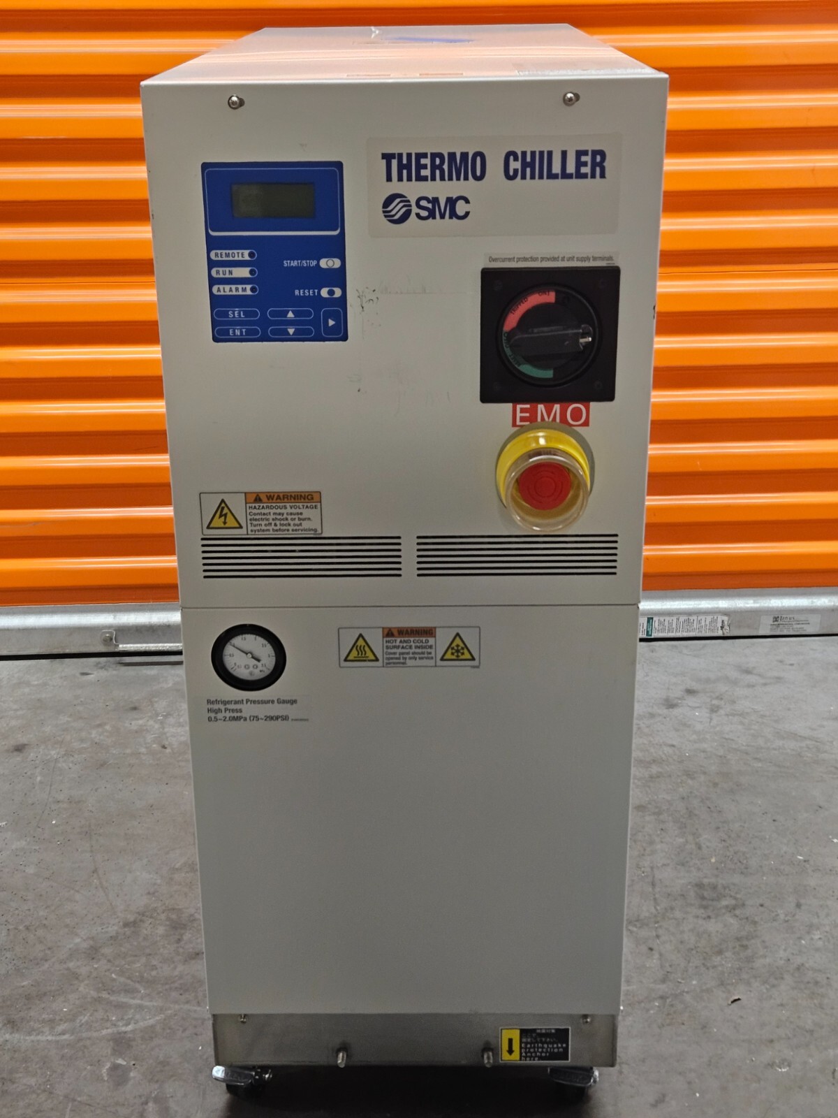 SMC HRZ010-WS-A1-X035 Thermo Chiller – Water-Cooled, 24kW, Untested, Sold As-Is