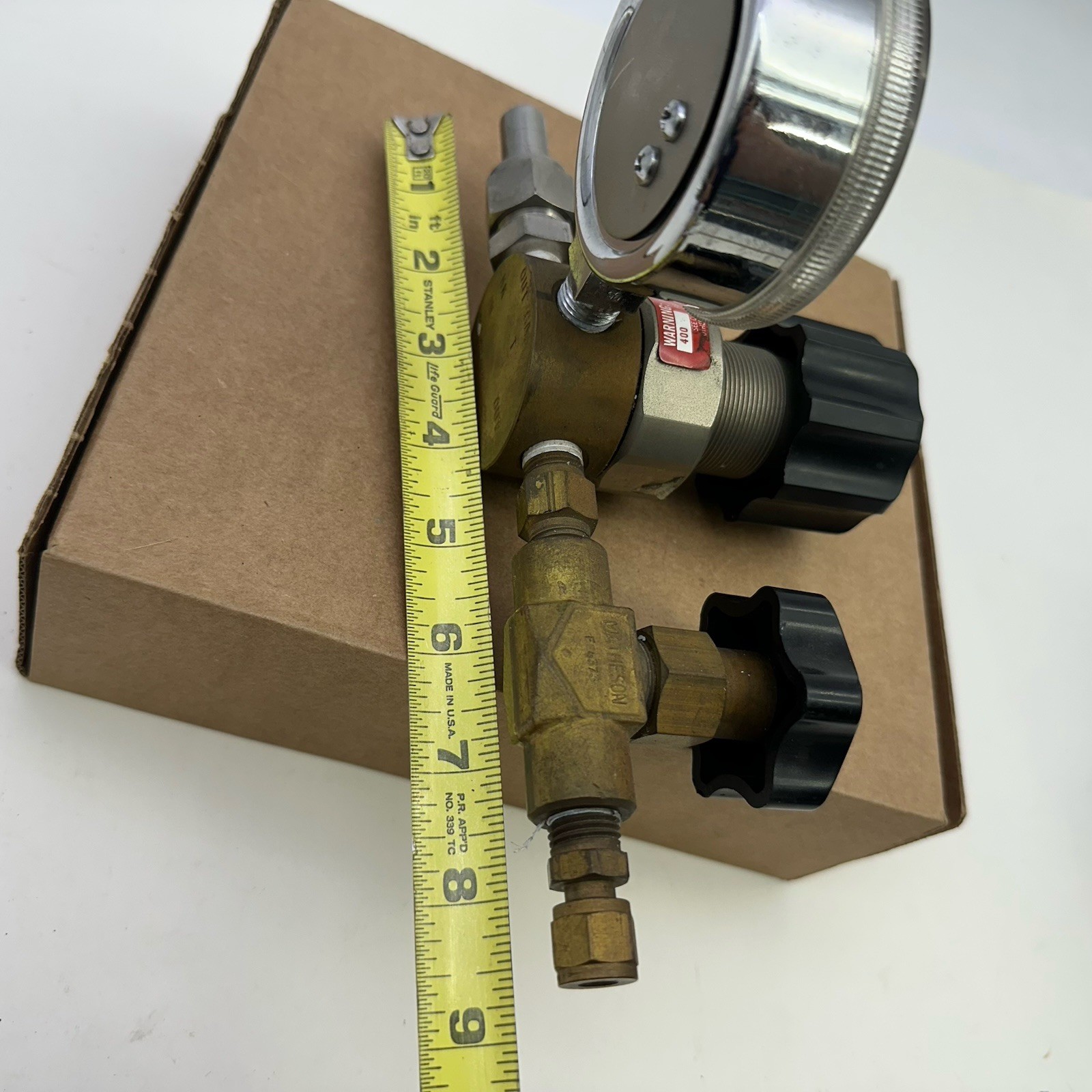 Matheson 3423 Brass High Purity Gas Regulator