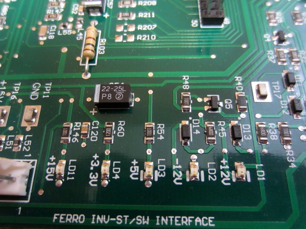 Ametek 80-248401-90 Ferro INV-ST/SW Interface Board 70-414830-90