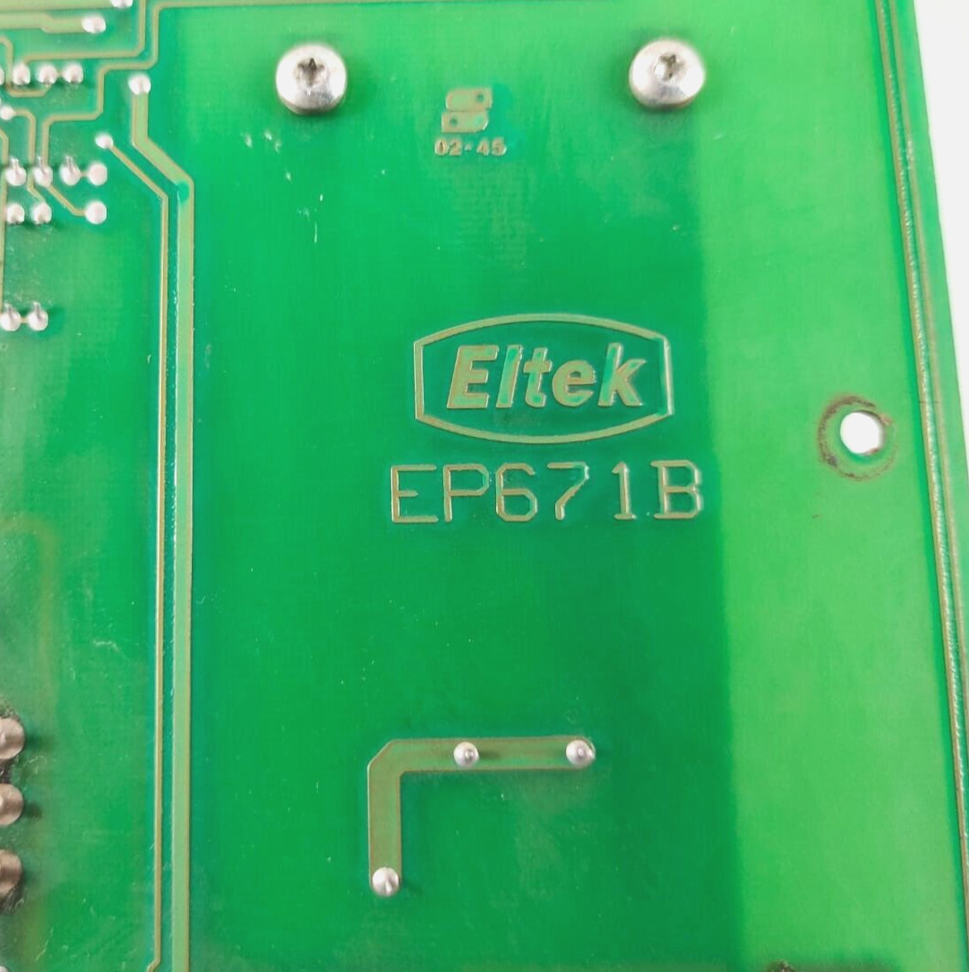 Eltek A/S EP671B Pcb Card Comp.Side T19075-H9-11, Solder Side T19076-H9-10