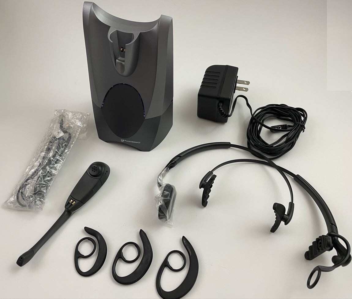 Plantronics CS50 Wireless Office Headset System-Original Brand New