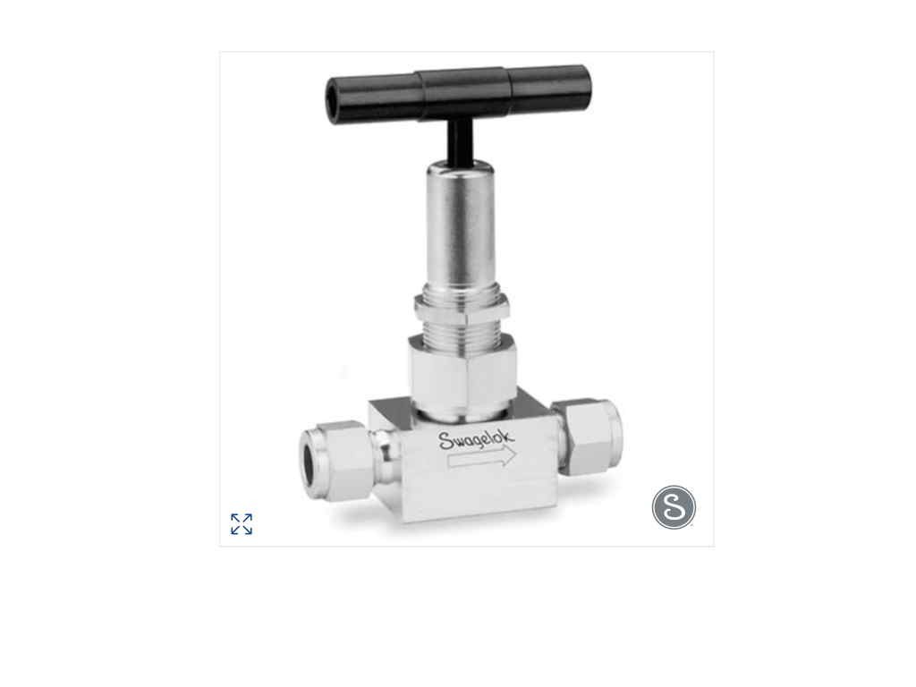 NEW Sealed Swagelok Stainless SS-6BK 3/8″ Bellows Valve SC-11 Cleaned PCTFE Tip