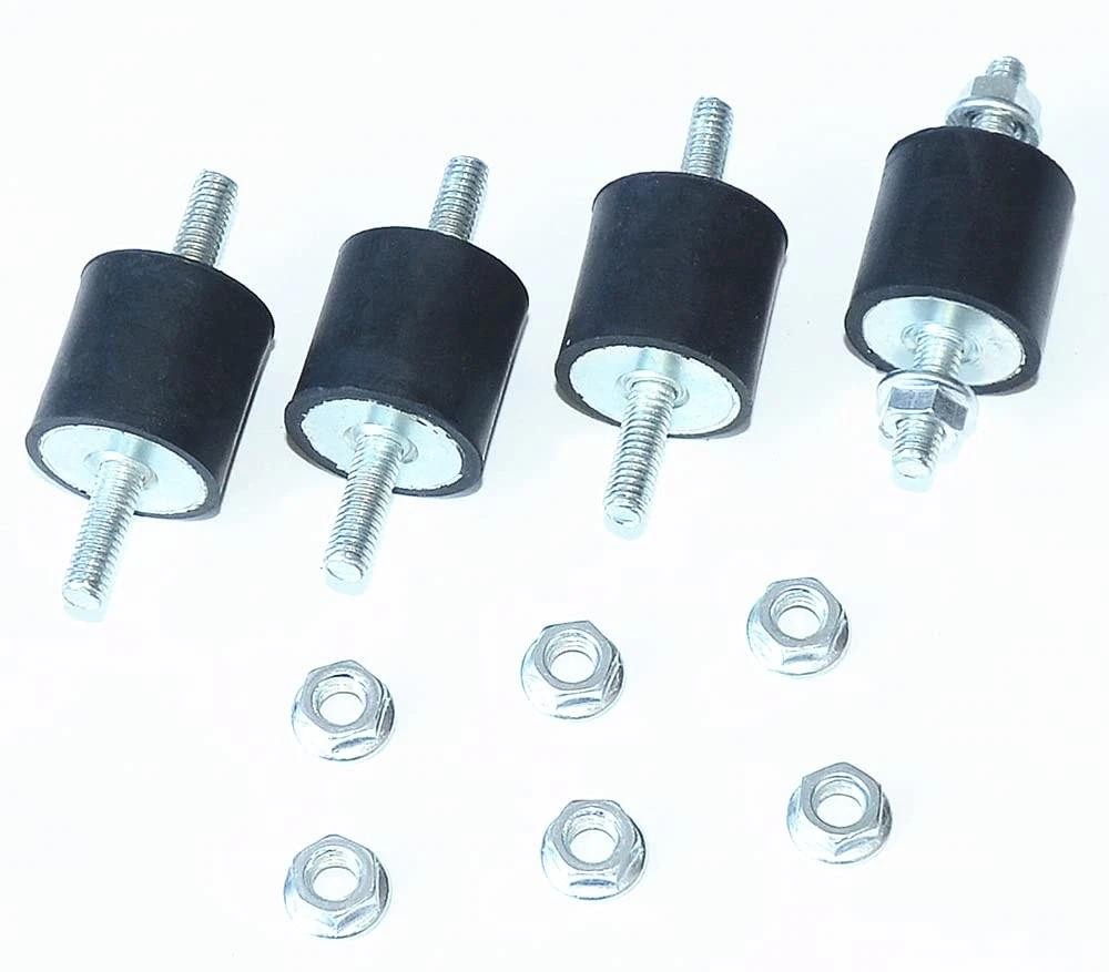 4pcs 25 X 25mm Rubber Mounts Rubber Vibration Isolator Mounts Shock Absorber | E