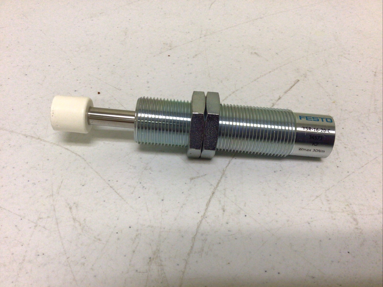 NEW, FESTO YSR-16-20-C SHOCK ABSORBER 12MM BORE 12MM STROKE, FREE SHIPPING