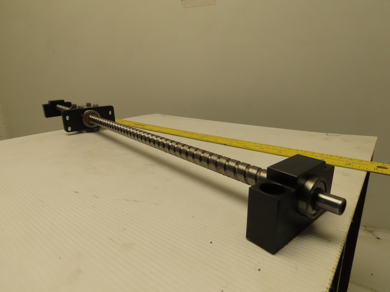 15mm OD Ball Screw And Nut 9.5mm Pitch From CMM CNC DIY 24″ Stroke