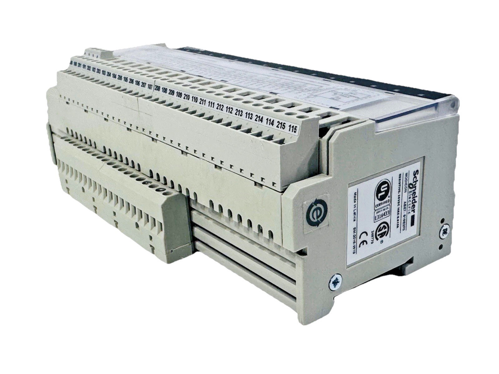 Schneider Modicon ABE7-S16E2F0 Solid State Output Relay Resistive: 30VDC/0.015A