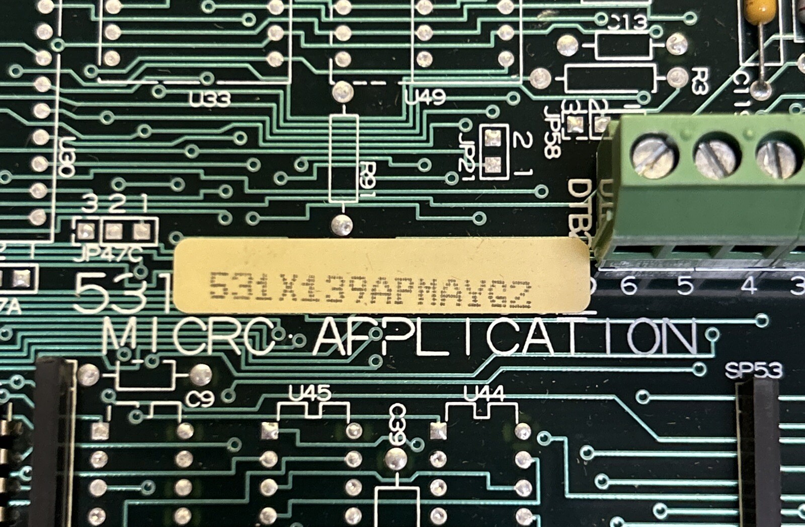 GENERAL ELECTRIC,531X139APMAYG2,APPLICATION CARD NOS