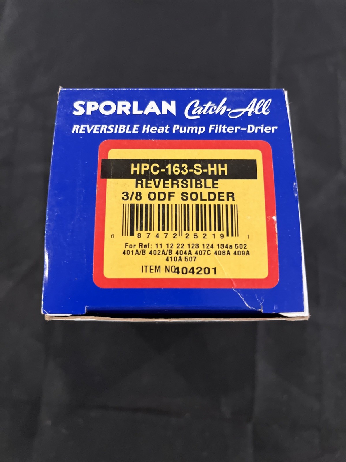 Sporlan 404201 3/8 Inch Sweat Filter Drier High Performance Catch-All