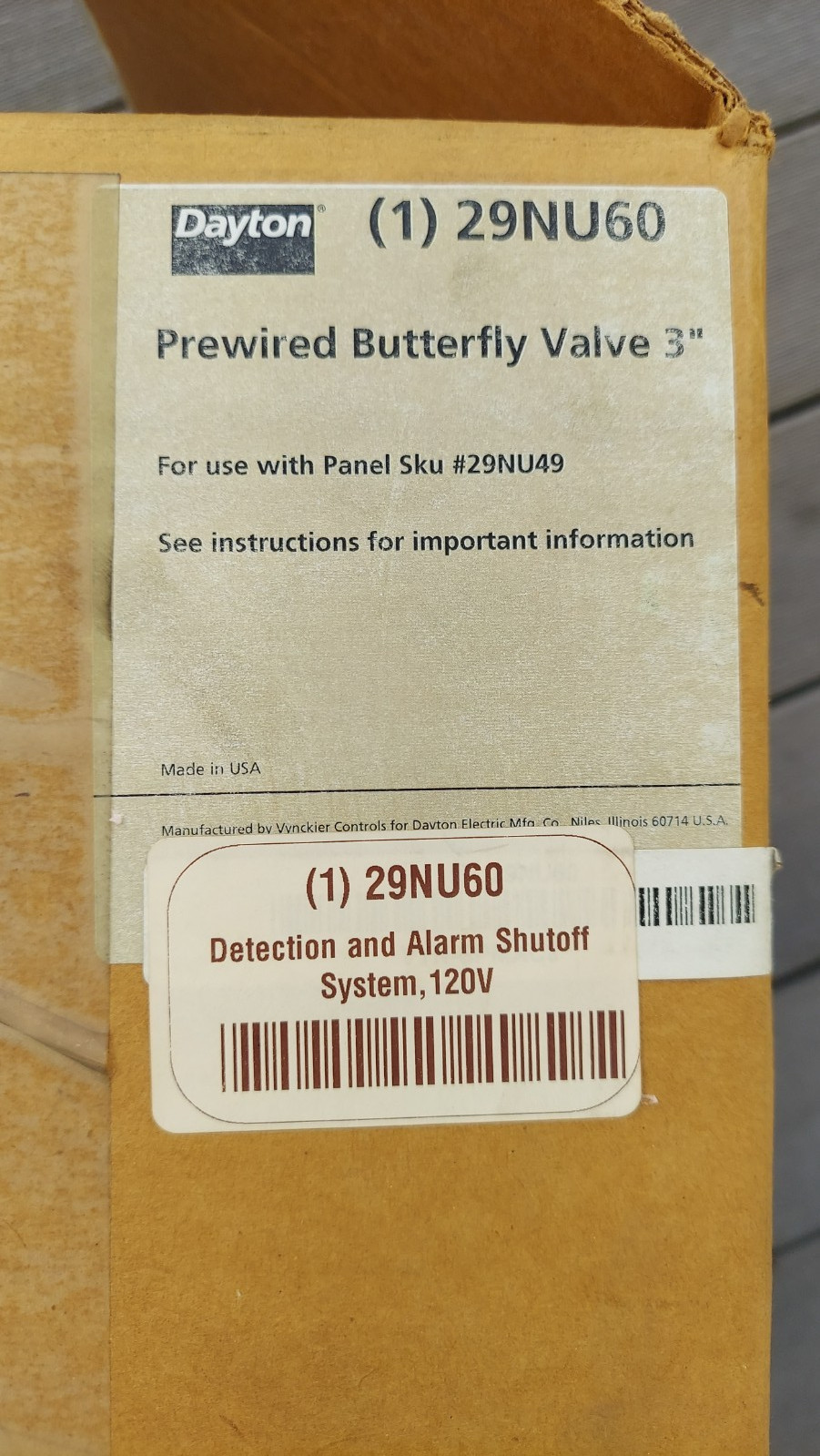New Bray 70-0061-113D0-536K 2-Position Actuator